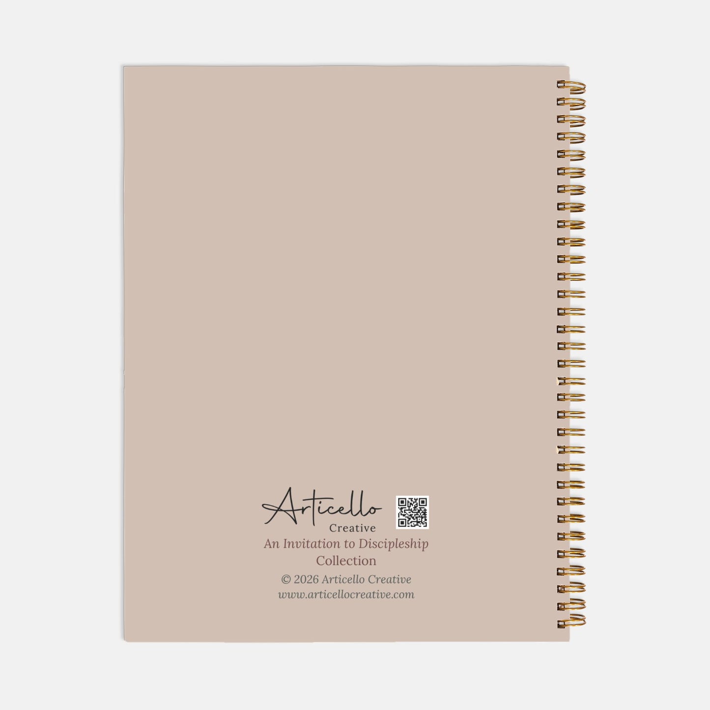 Spiritually Armed - Notebook Hardcover Spiral 8.5 x 11