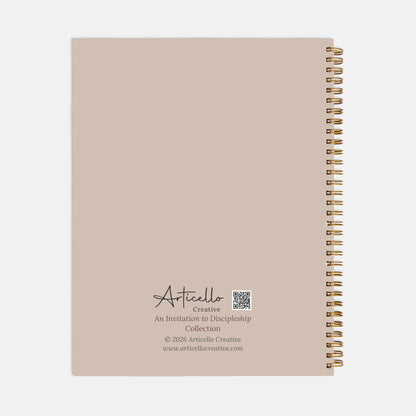 Spiritually Armed - Notebook Hardcover Spiral 8.5 x 11