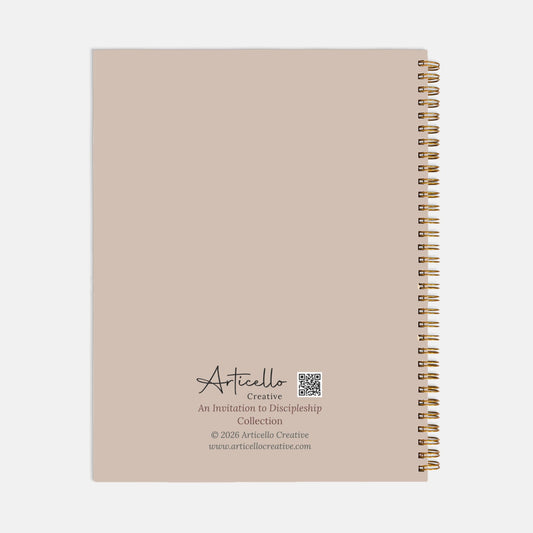 Spiritually Armed - Notebook Hardcover Spiral 8.5 x 11