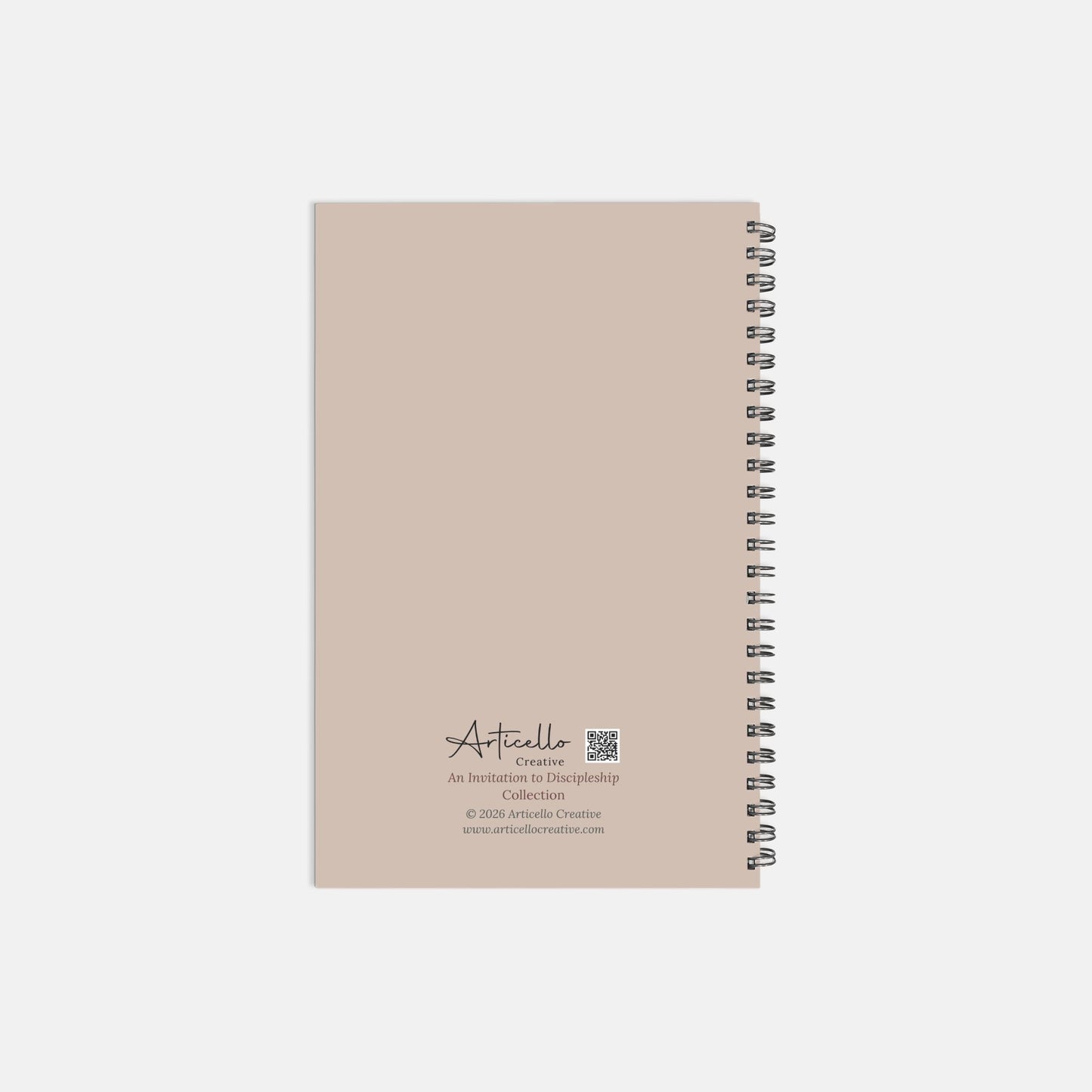 Spiritually Armed - 5.5 x 8.5 Hardbound Wire Notebook