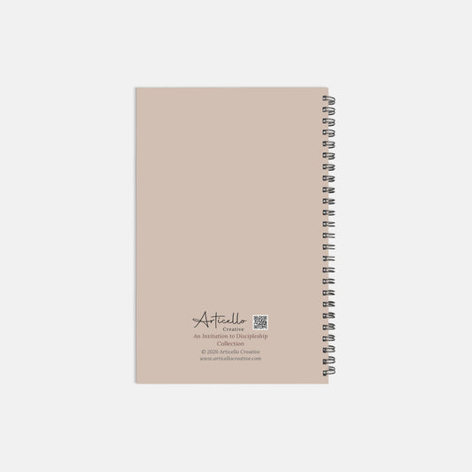 Spiritually Armed - 5.5 x 8.5 Hardbound Wire Notebook