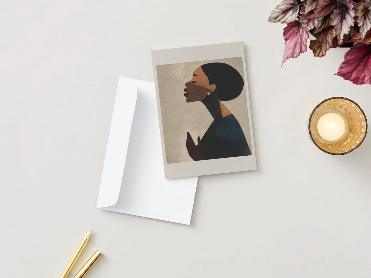 A Sacred Yes | Folded Note Card