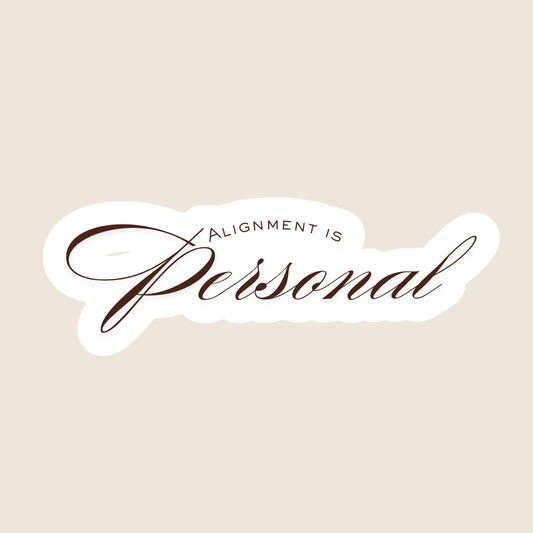 Alignment Is Personal [Word Version] (Sticker)