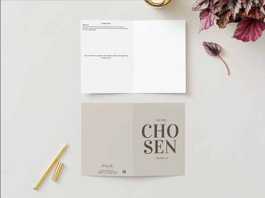 Chosen [Words] | Note Card
