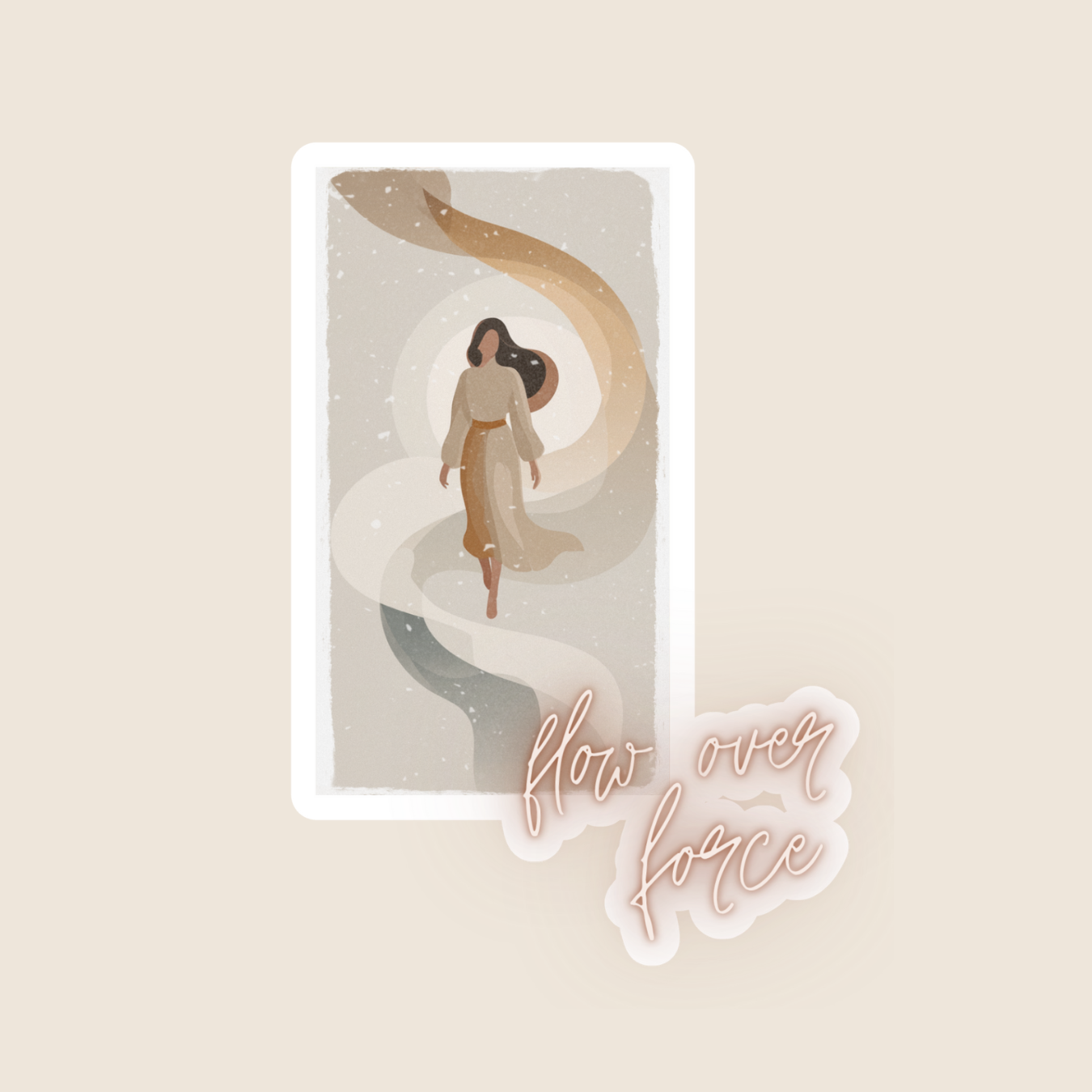 Flow Over Force (Sticker)