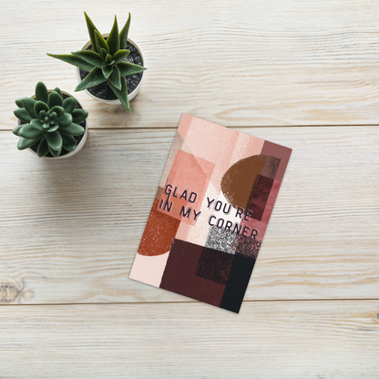In My Corner | Sentiment Card