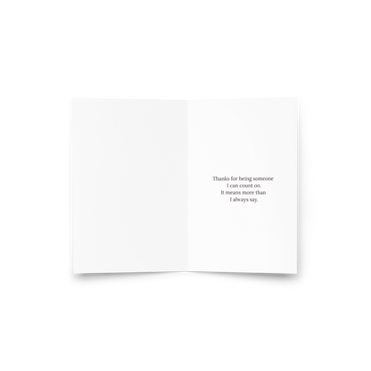 In My Corner | Sentiment Card