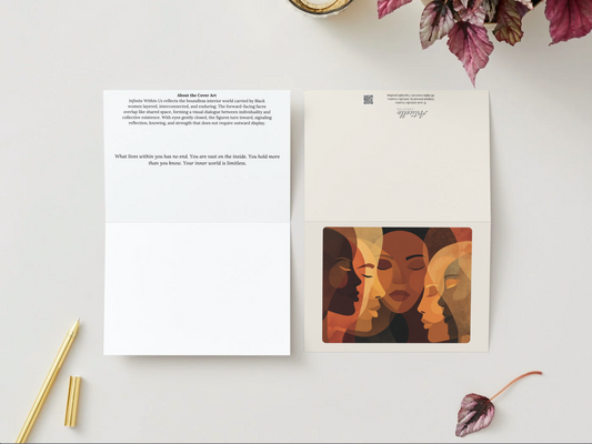 Infinite Within Us | Folded Note Card
