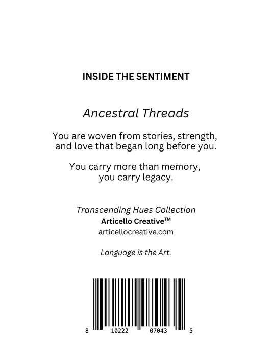 Ancestral Threads | Note Card