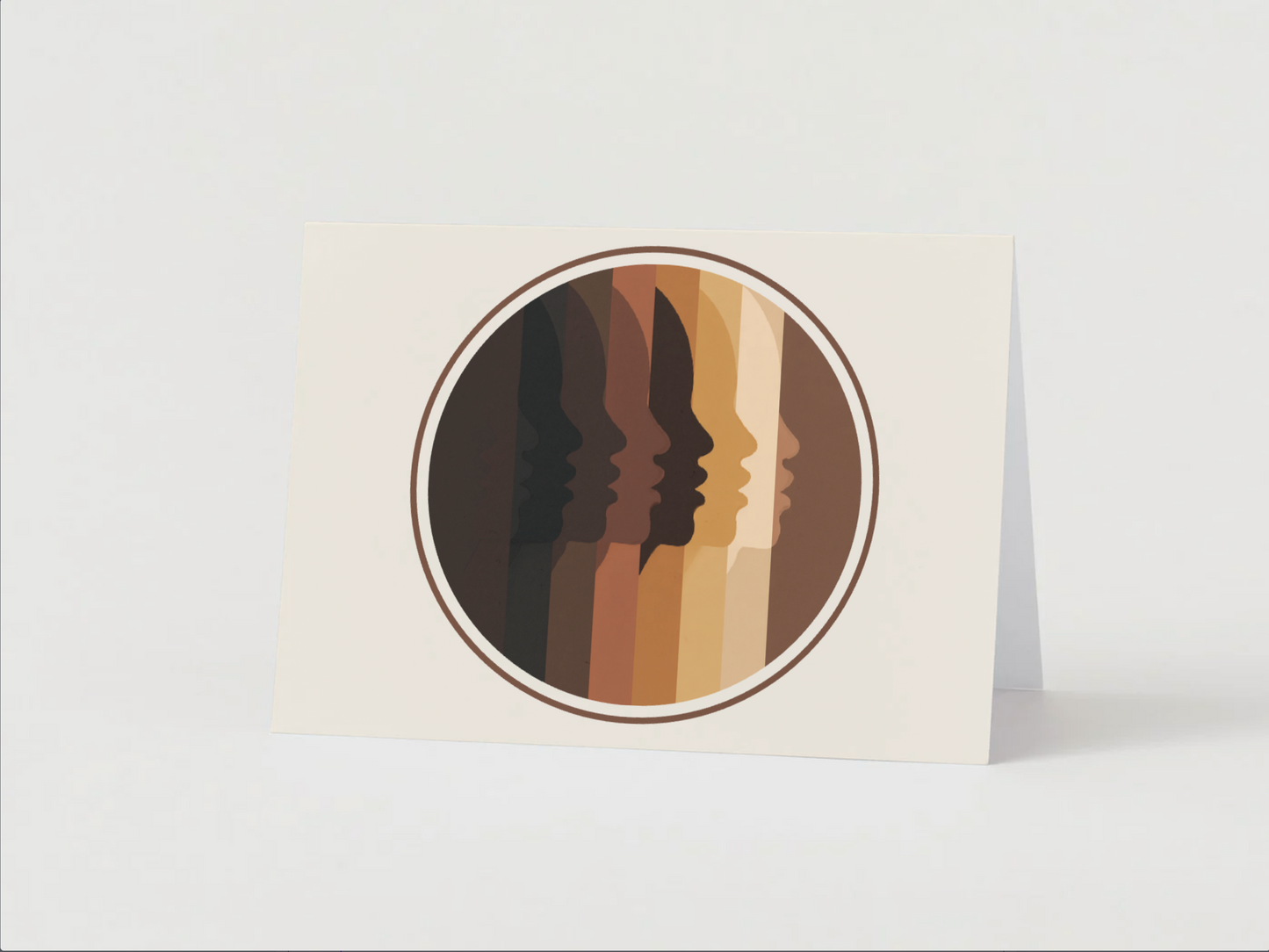 Melanin, a Living Spectrum | Folded Note Card
