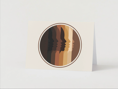 Melanin, a Living Spectrum | Folded Note Card