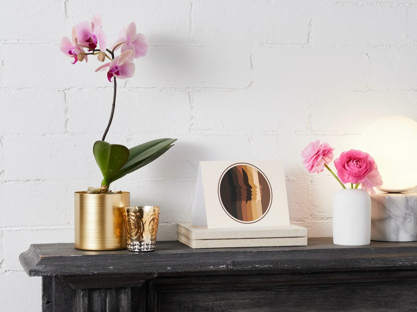 Melanin, a Living Spectrum | Folded Note Card