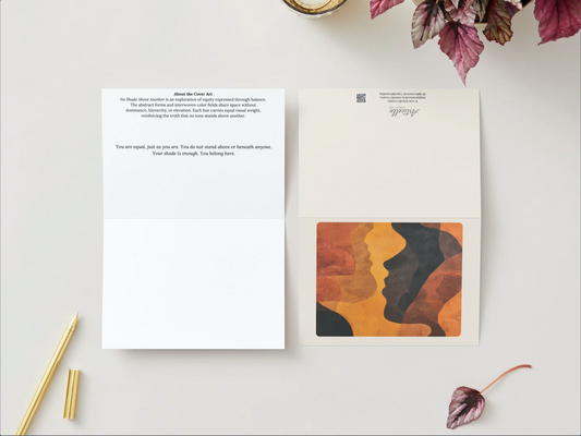 No Shade Above Another | Folded Note Card