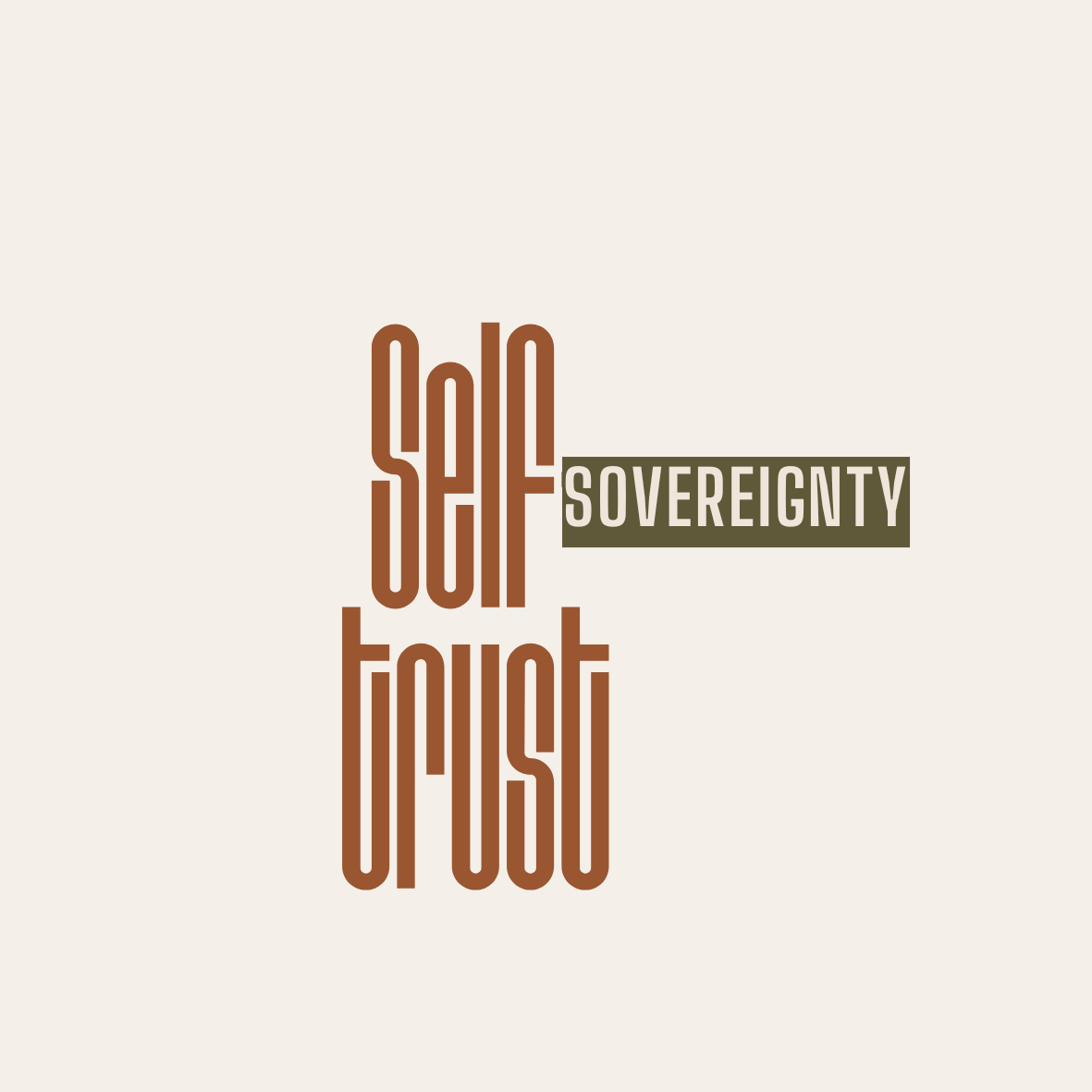 Self-Trust = Sovereignty | Sticker