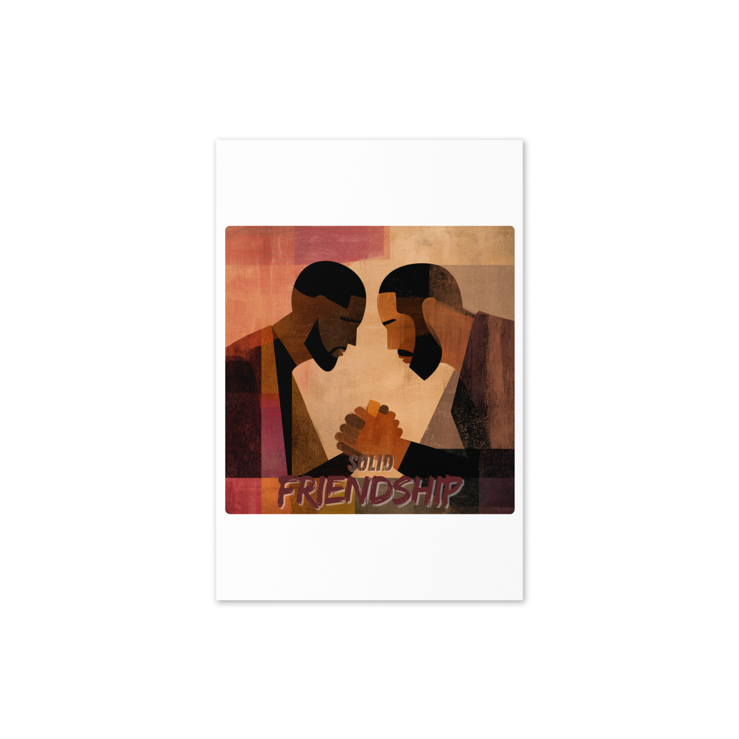 Solid - Friendship | Sentiment Card