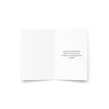 Steady -Trust | Sentiment Card