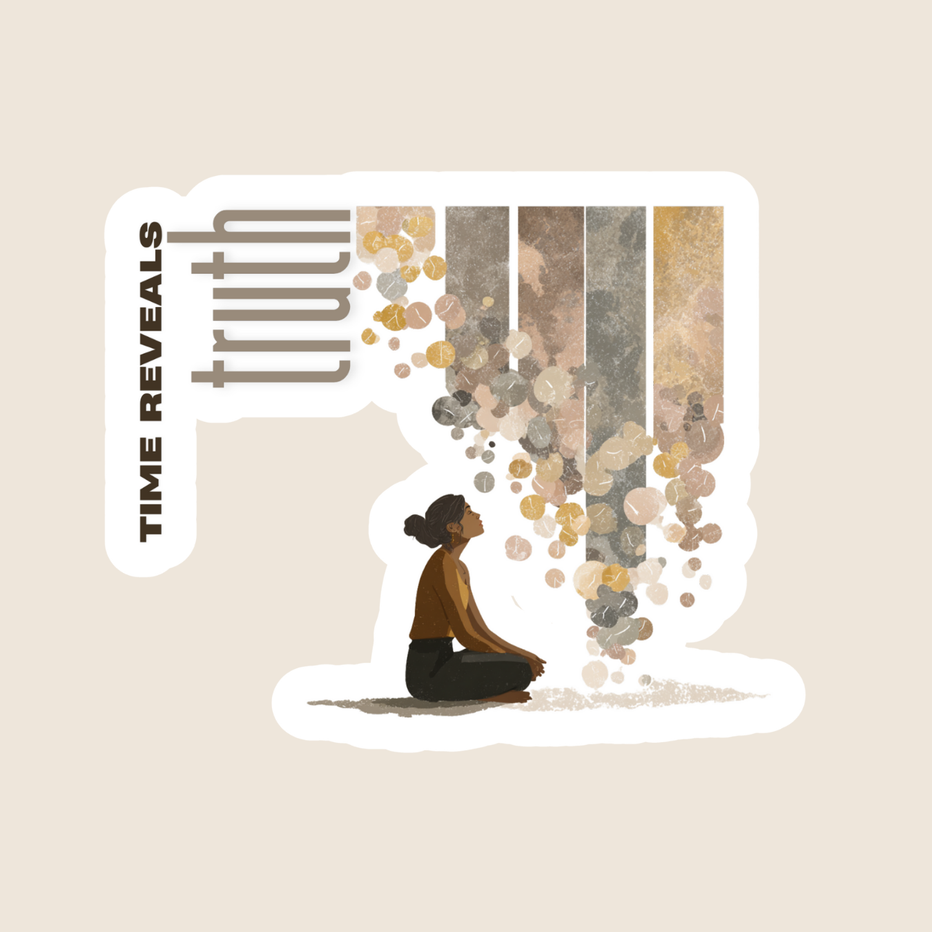 Time Reveals Truth (Sticker)