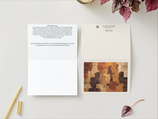 We're A Quilt | Folded Note Card
