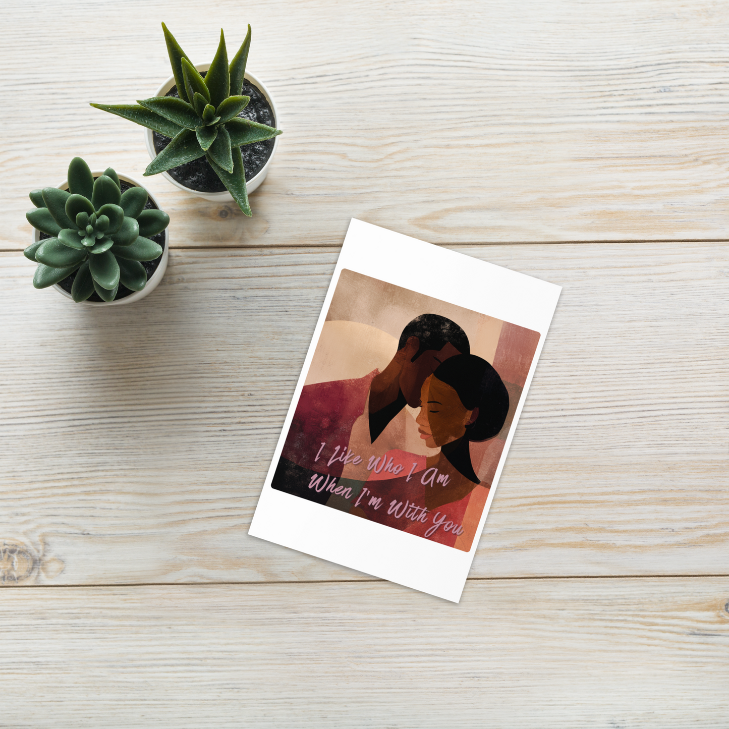 With You - Be Myself | Sentiment Card