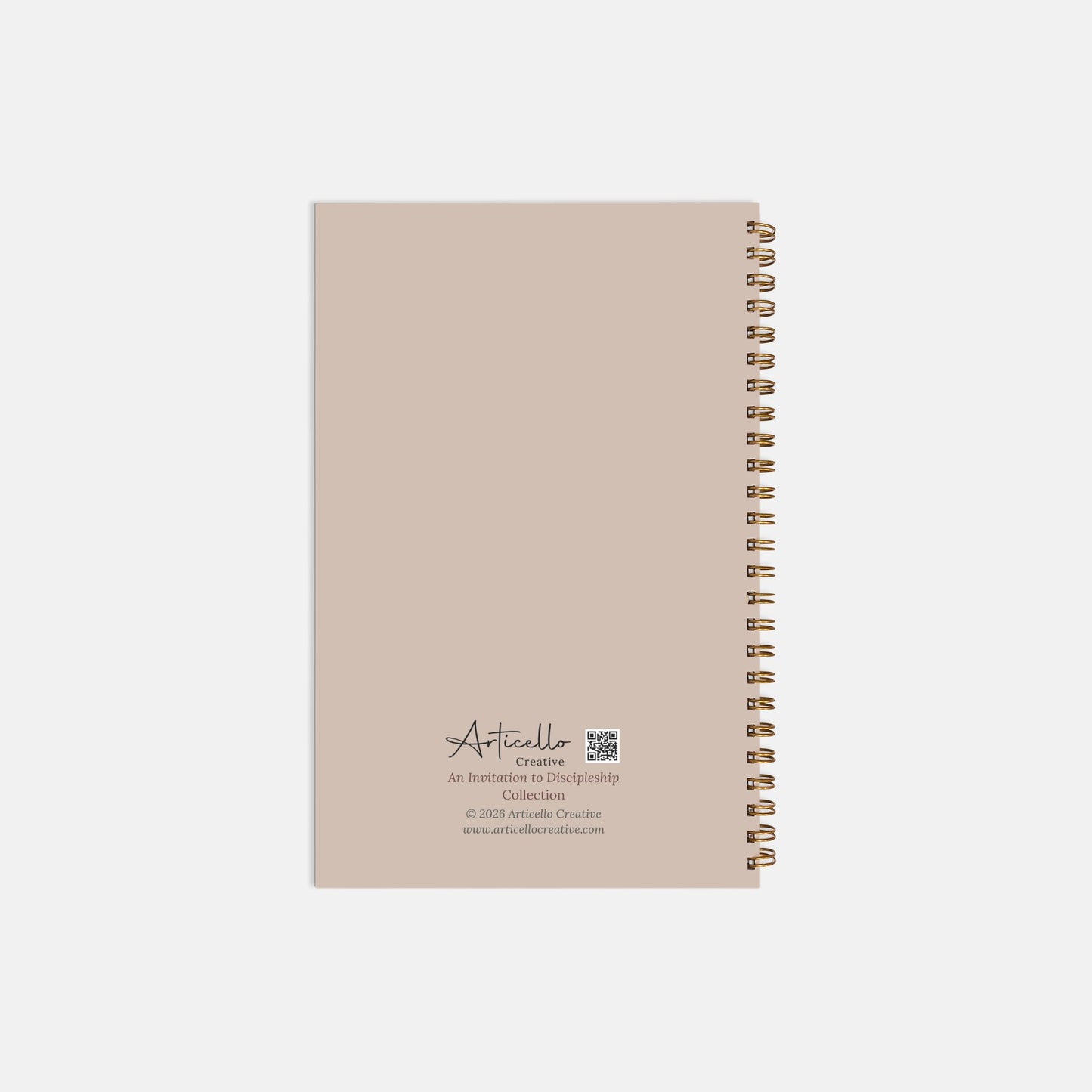 Spiritually Armed - 5.5 x 8.5 Hardbound Wire Notebook