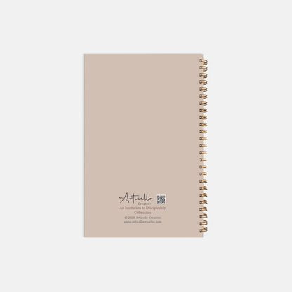 Spiritually Armed - 5.5 x 8.5 Hardbound Wire Notebook