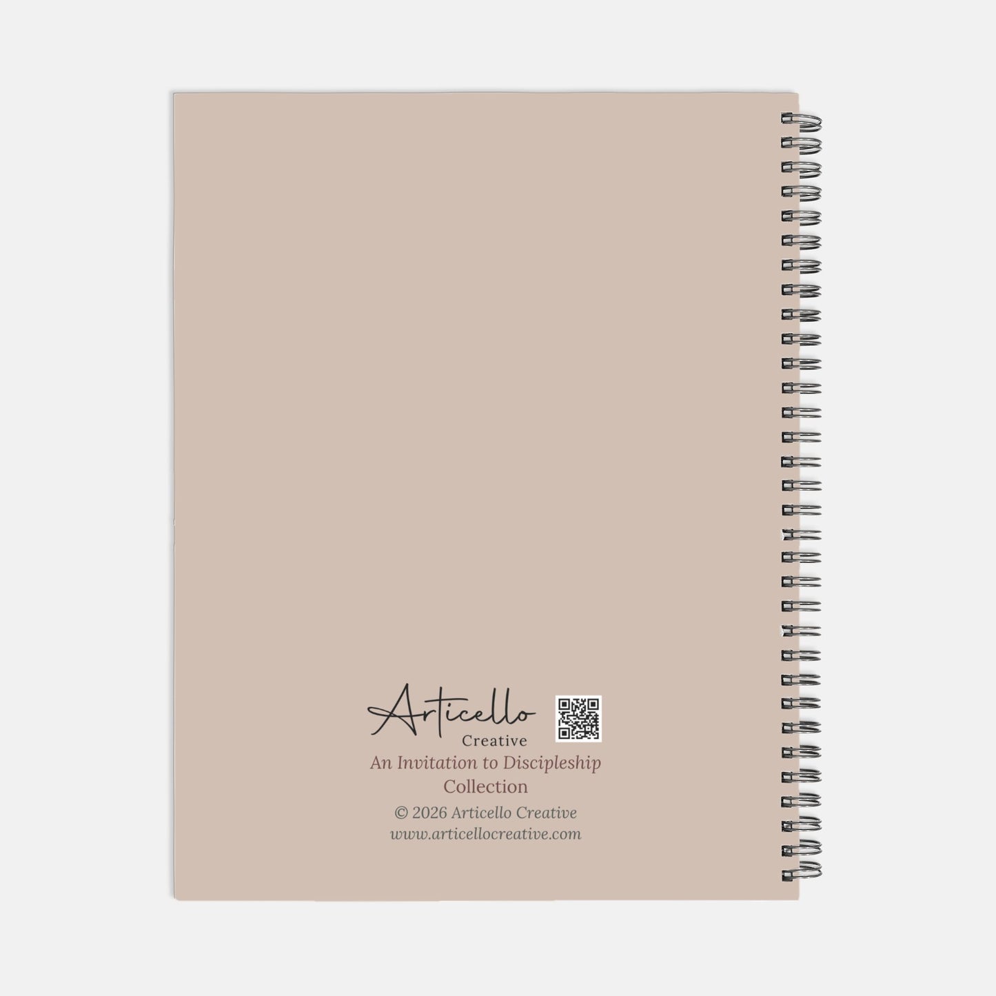 Spiritually Armed - Notebook Hardcover Spiral 8.5 x 11